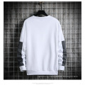 Spring and Autumn New Splicing Trend Loose Sports Hoodie